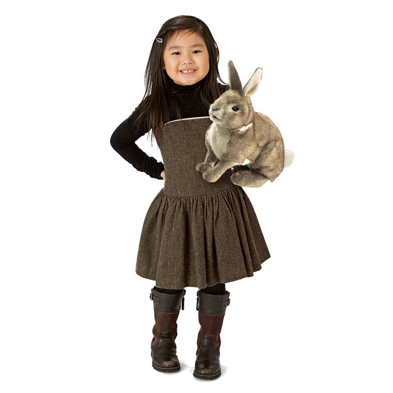 FOLKMANIS PUPPETS | COTTONTAIL RABBIT PUPPET by FOLKMANIS PUPPETS - The Playful Collective