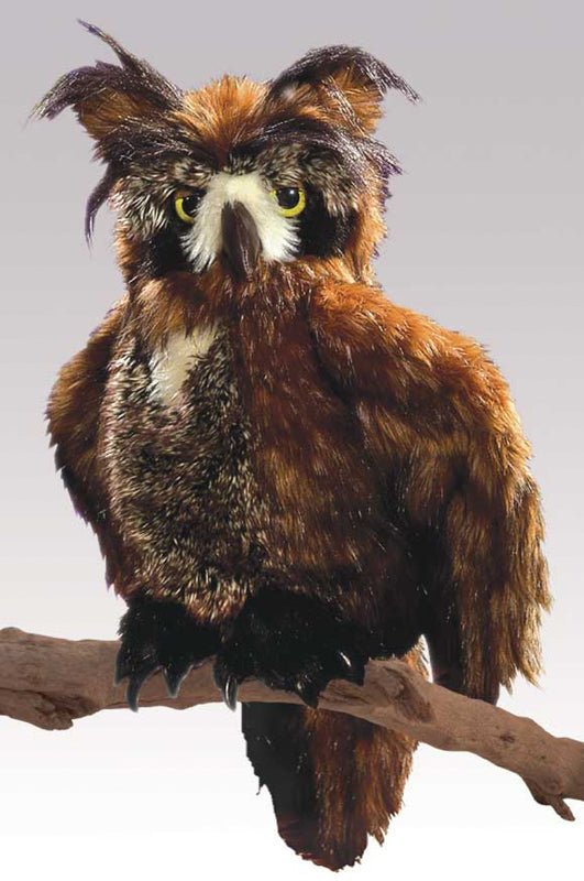 FOLKMANIS PUPPETS | GREAT HORNED OWL PUPPET by FOLKMANIS PUPPETS - The Playful Collective