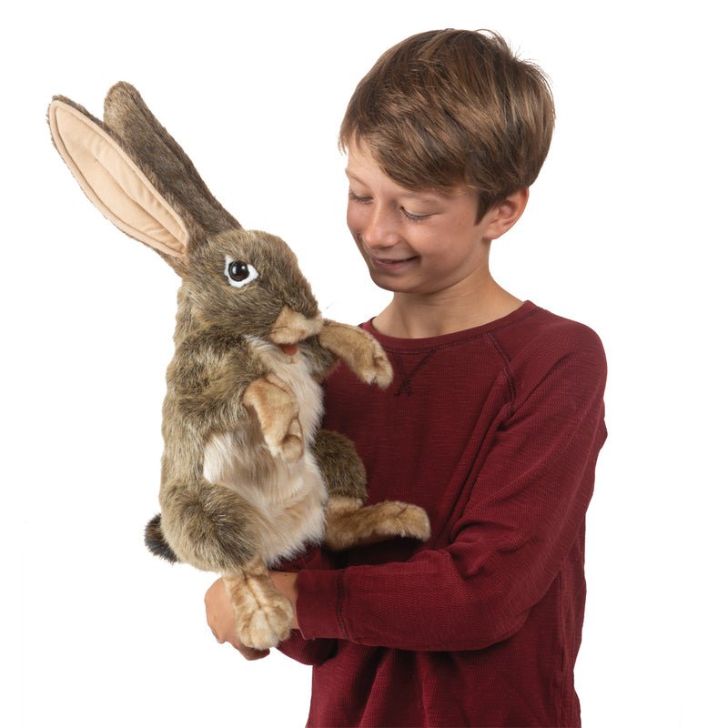 Jack Rabbit Puppet by Folkmanis Puppets | The Playful Collective