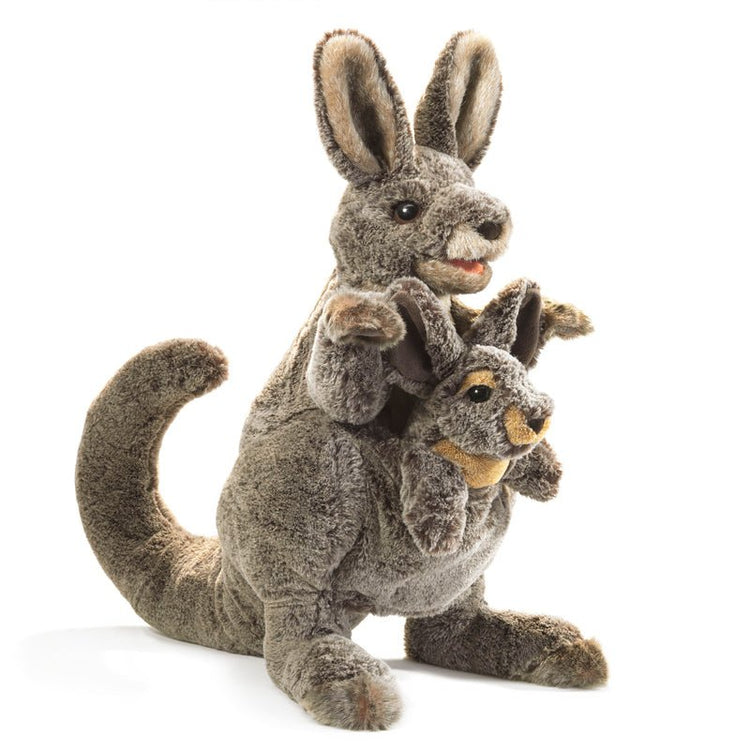 FOLKMANIS PUPPETS | KANGROO WITH JOEY PUPPET by FOLKMANIS PUPPETS - The Playful Collective