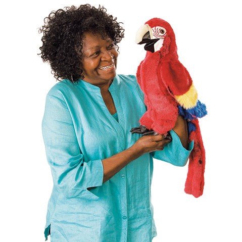 FOLKMANIS PUPPETS | SCARLET MACAW PUPPET by FOLKMANIS PUPPETS - The Playful Collective