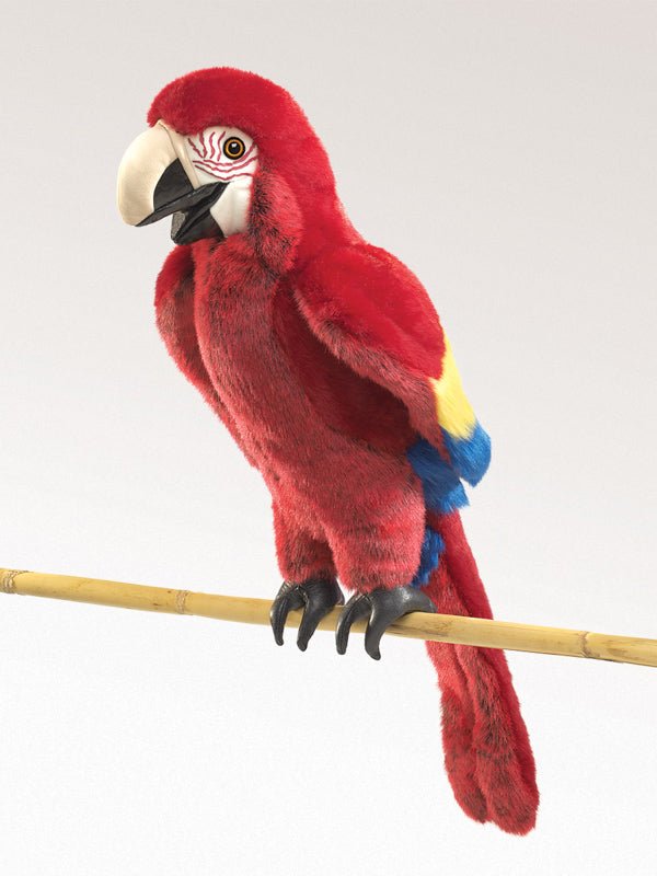 FOLKMANIS PUPPETS | SCARLET MACAW PUPPET by FOLKMANIS PUPPETS - The Playful Collective