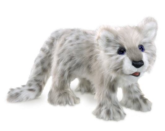 FOLKMANIS PUPPETS | SNOW LEOPARD CUB PUPPET by FOLKMANIS PUPPETS - The Playful Collective