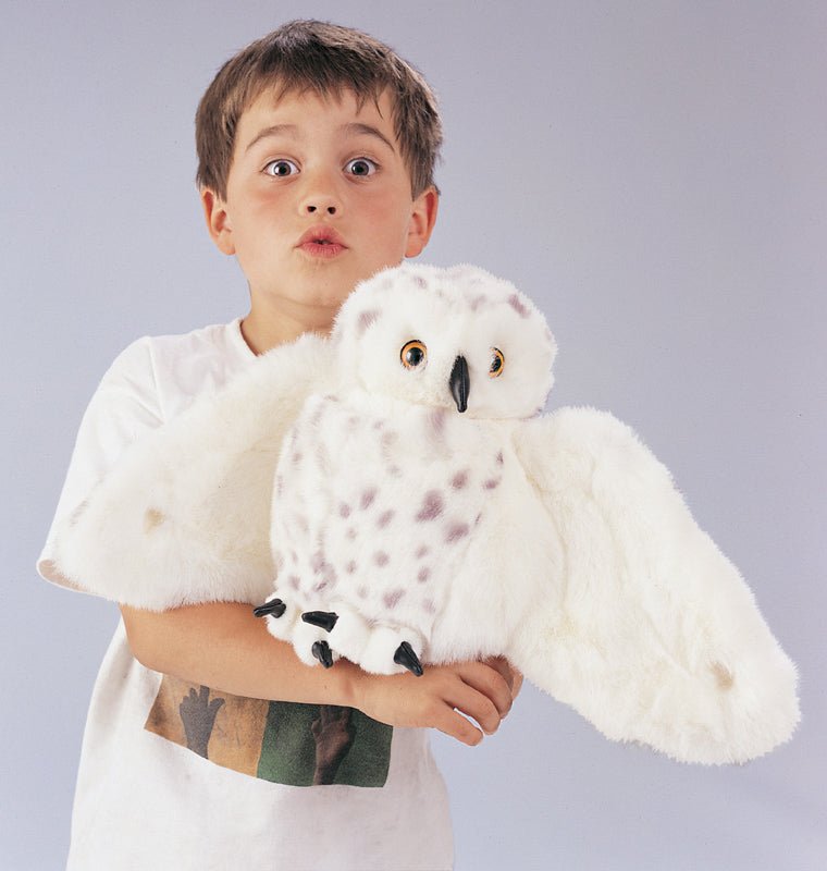 FOLKMANIS PUPPETS | SNOWY OWL PUPPET by FOLKMANIS PUPPETS - The Playful Collective