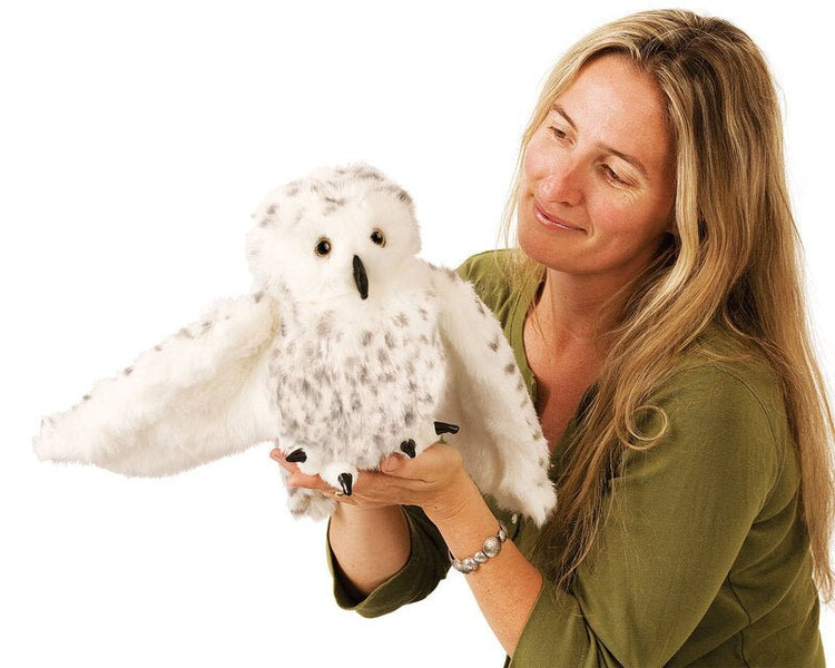 FOLKMANIS PUPPETS | SNOWY OWL PUPPET by FOLKMANIS PUPPETS - The Playful Collective