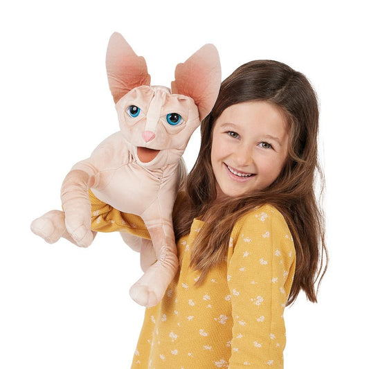 FOLKMANIS PUPPETS | SPHYNX CAT PUPPET by FOLKMANIS PUPPETS - The Playful Collective