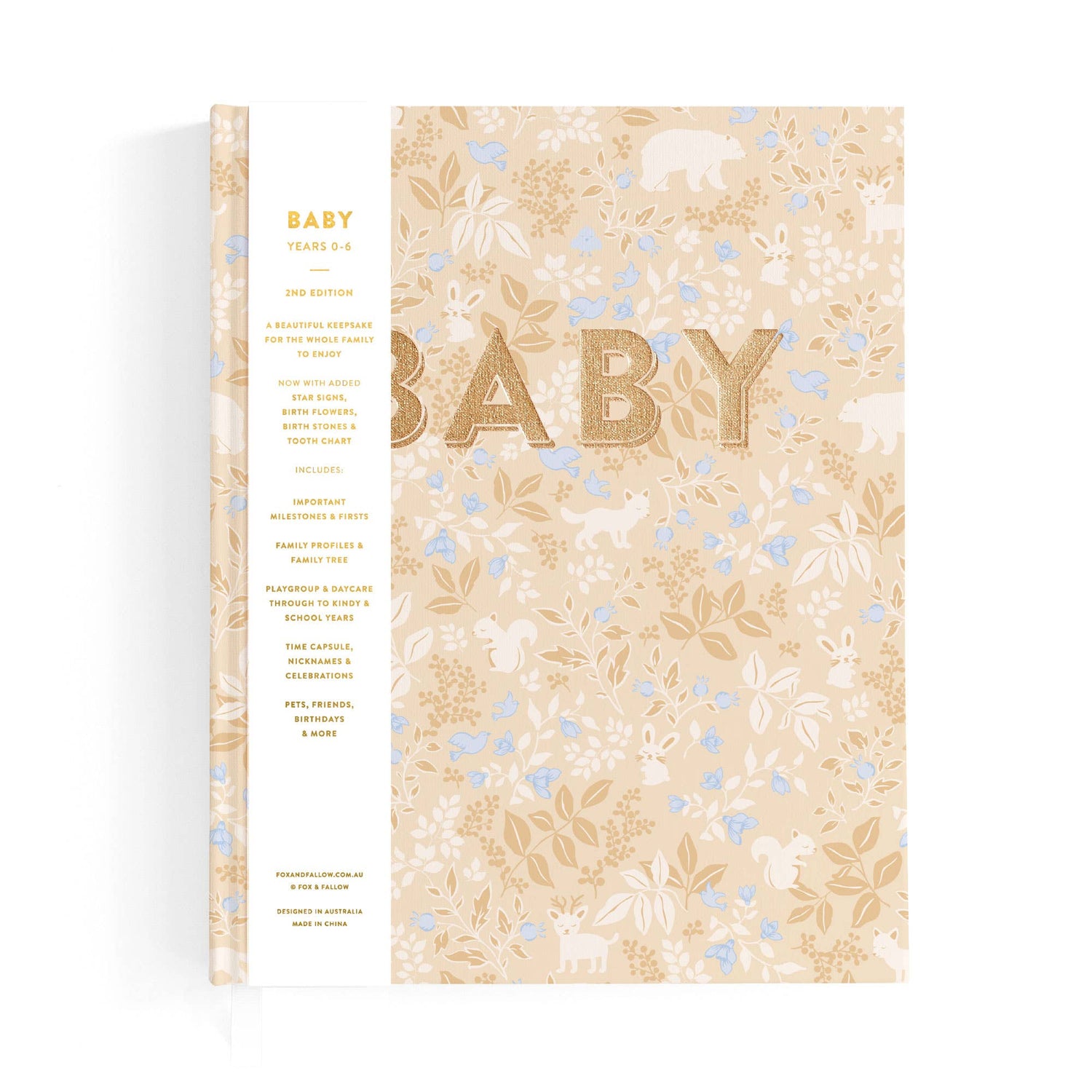 FOX & FALLOW | BABY BOOK - BOXED - FOREST FRIENDS MAPLE *PRE - ORDER* by FOX & FALLOW - The Playful Collective