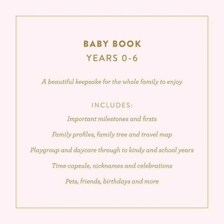 FOX & FALLOW | BABY BOOK - BUTTERMILK (GENDER NEUTRAL) by FOX & FALLOW - The Playful Collective