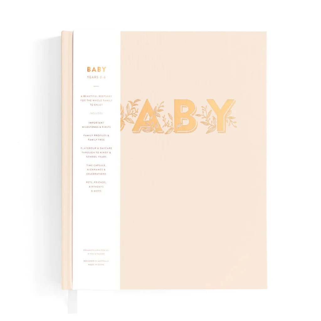 FOX & FALLOW | BABY BOOK - BUTTERMILK (GENDER NEUTRAL) by FOX & FALLOW - The Playful Collective