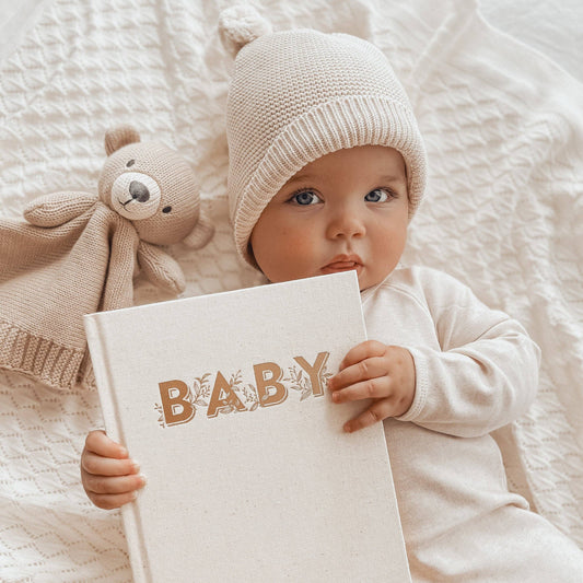 FOX & FALLOW | BABY BOOK MINI - BOXED - OATMEAL by FOX & FALLOW - The Playful Collective