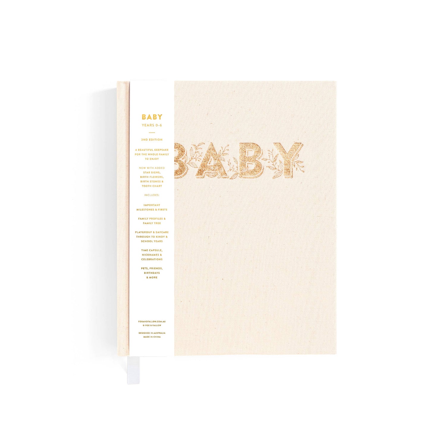 FOX & FALLOW | BABY BOOK MINI - BOXED - OATMEAL by FOX & FALLOW - The Playful Collective