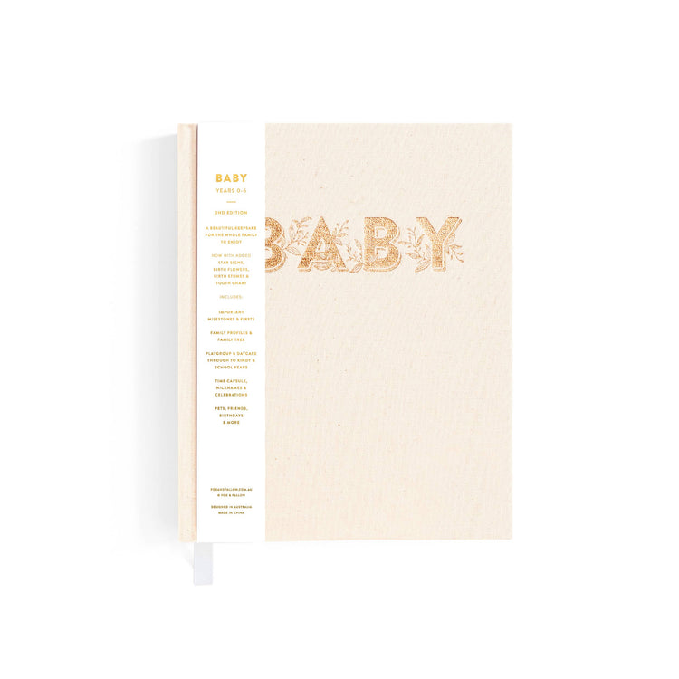 FOX & FALLOW | BABY BOOK MINI - BOXED - OATMEAL by FOX & FALLOW - The Playful Collective