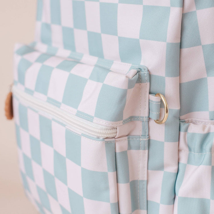 FOX & FALLOW | BACKPACK - SAGE CHECK *PRE - ORDER* by FOX & FALLOW - The Playful Collective