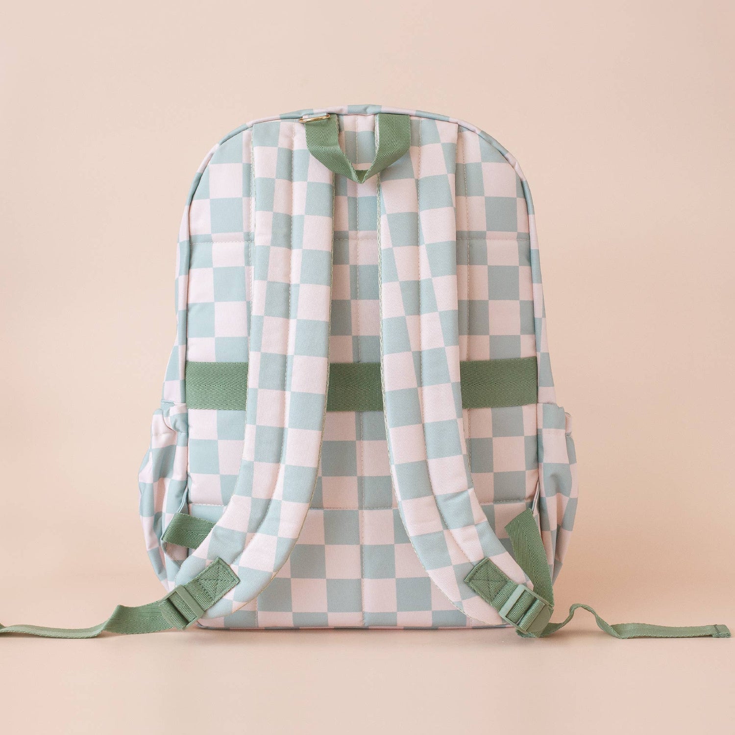 FOX & FALLOW | BACKPACK - SAGE CHECK *PRE - ORDER* by FOX & FALLOW - The Playful Collective