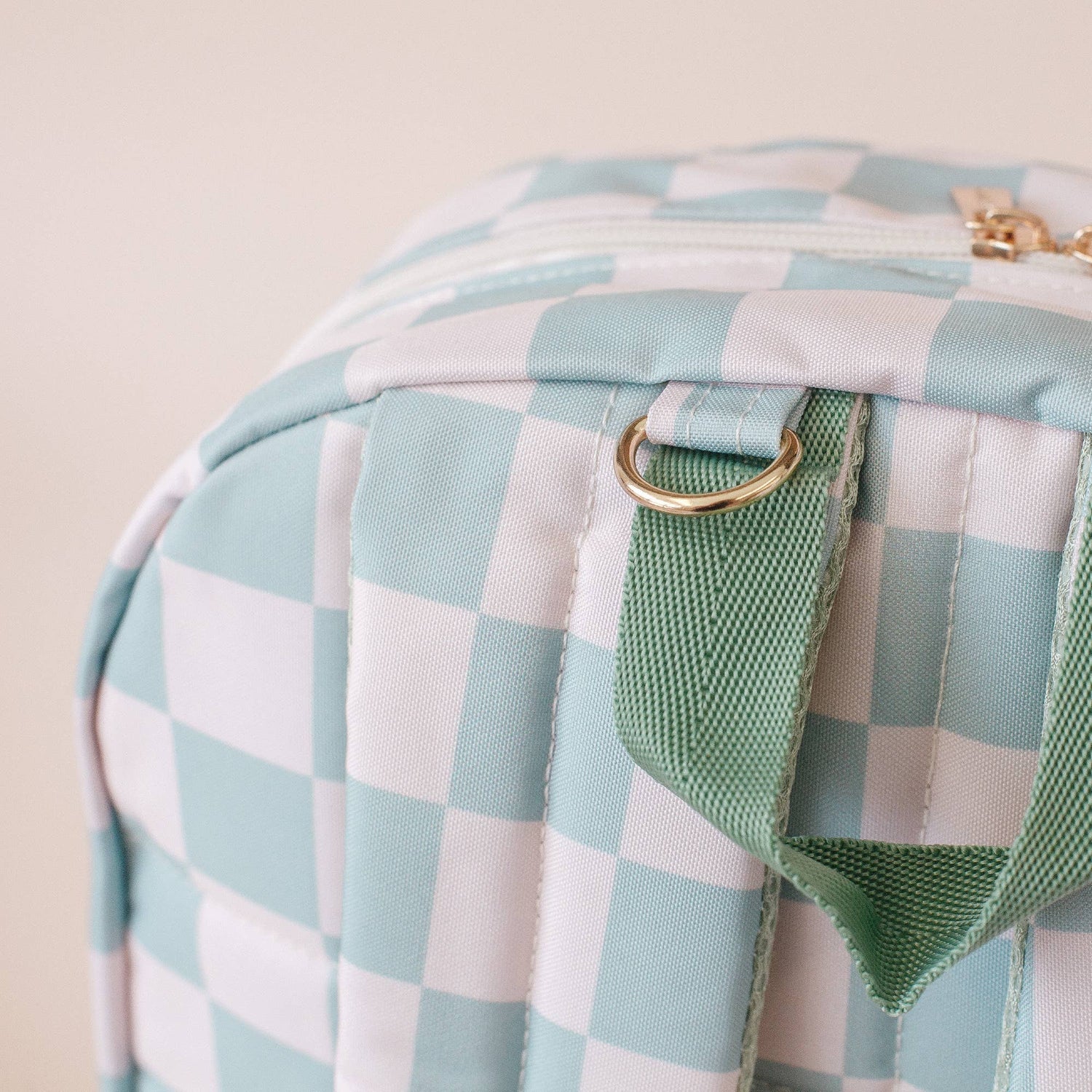 FOX & FALLOW | BACKPACK - SAGE CHECK *PRE - ORDER* by FOX & FALLOW - The Playful Collective