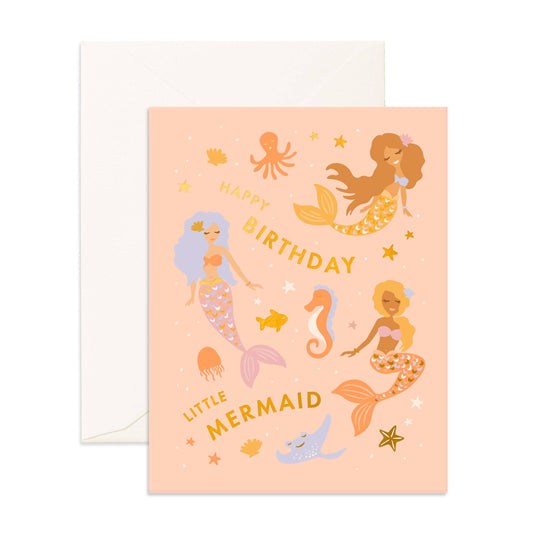 FOX & FALLOW | BIRTHDAY GREETING CARD - LITTLE MERMAID by FOX & FALLOW - The Playful Collective