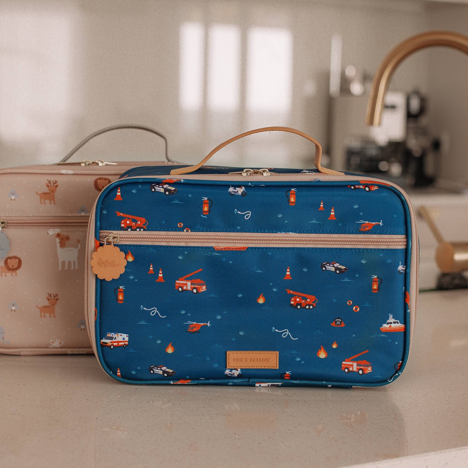 FOX & FALLOW | LUNCH BAG - EMERGENCY VEHICLES by FOX & FALLOW - The Playful Collective