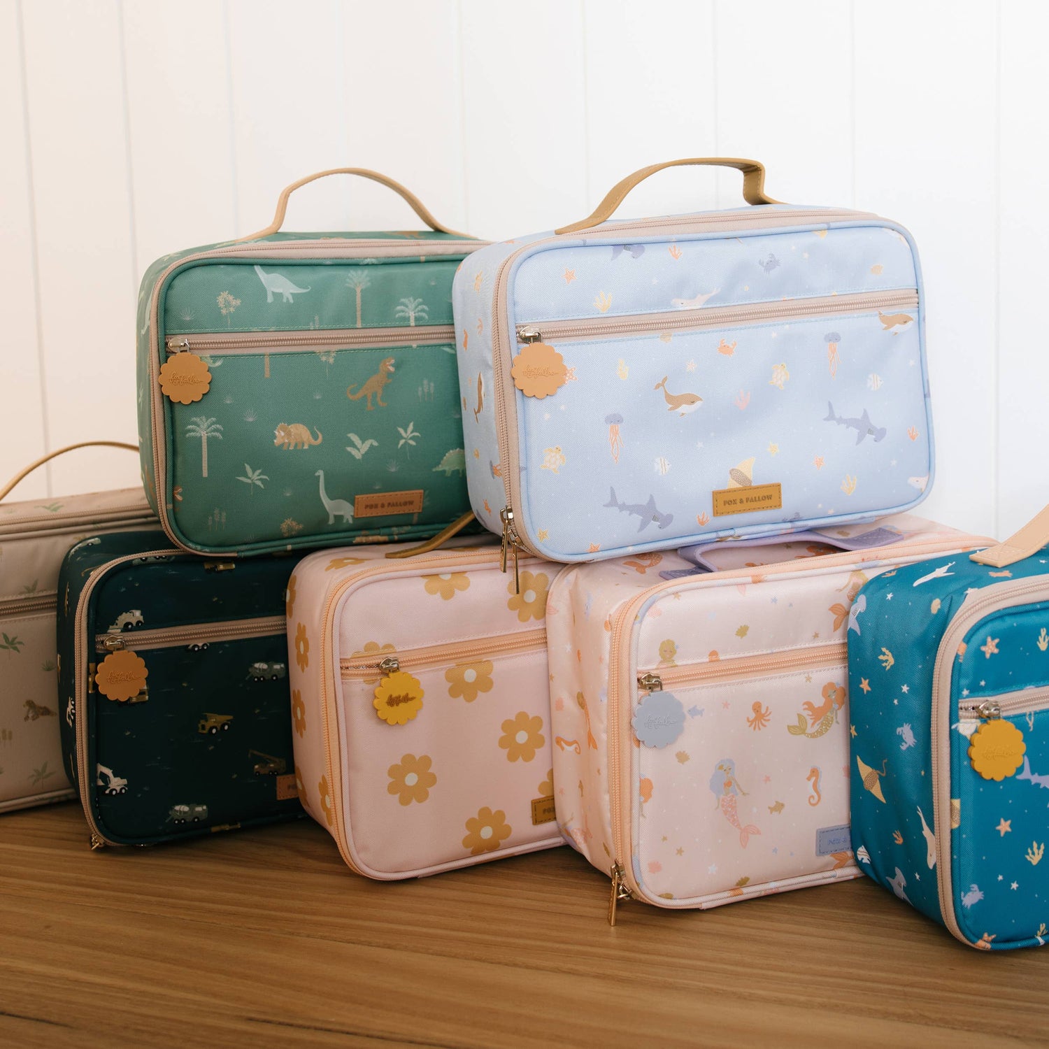 FOX & FALLOW | LUNCH BAG - OCEAN CREATURES MARINE by FOX & FALLOW - The Playful Collective