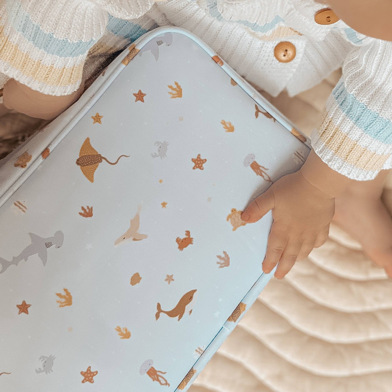 FOX & FALLOW | LUNCH BAG - OCEAN CREATURES SKY by FOX & FALLOW - The Playful Collective