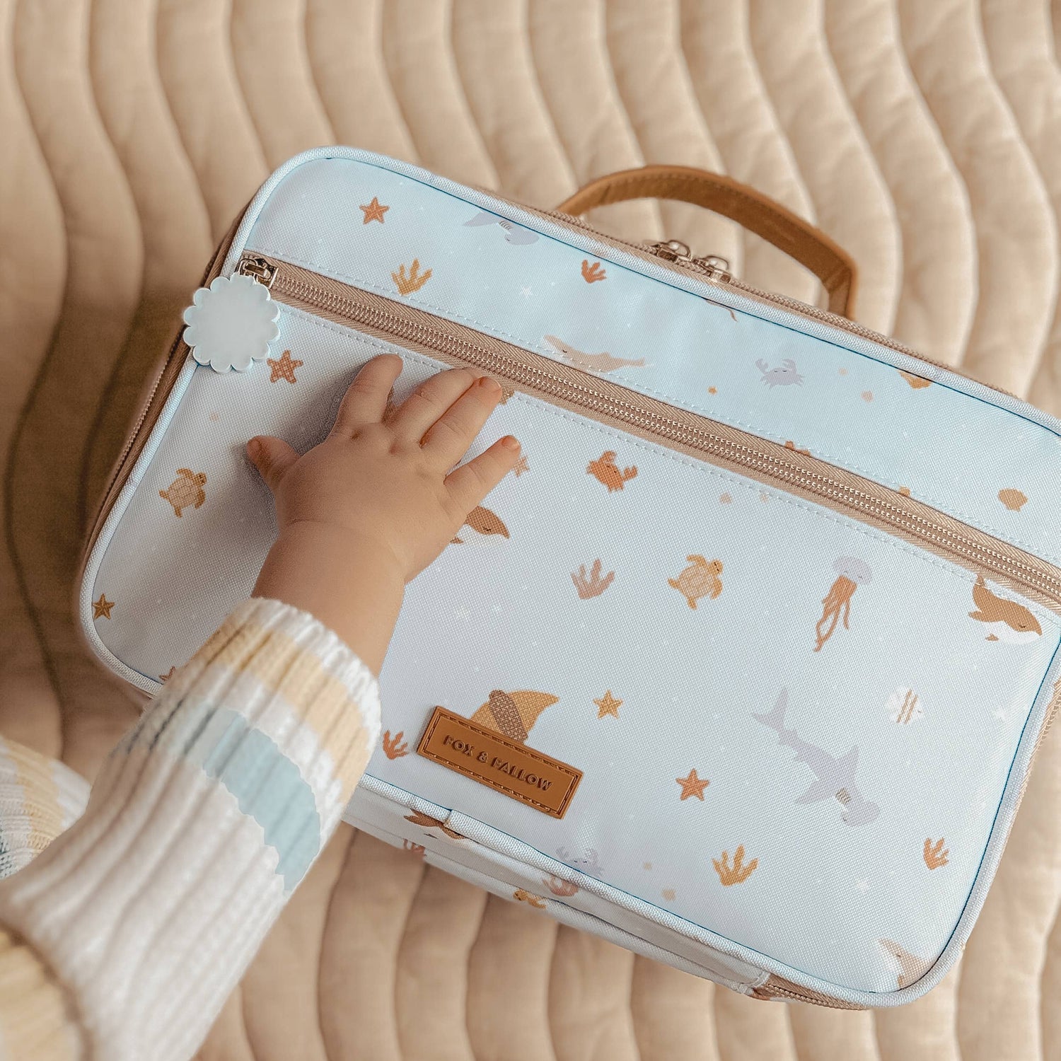 FOX & FALLOW | LUNCH BAG - OCEAN CREATURES SKY by FOX & FALLOW - The Playful Collective