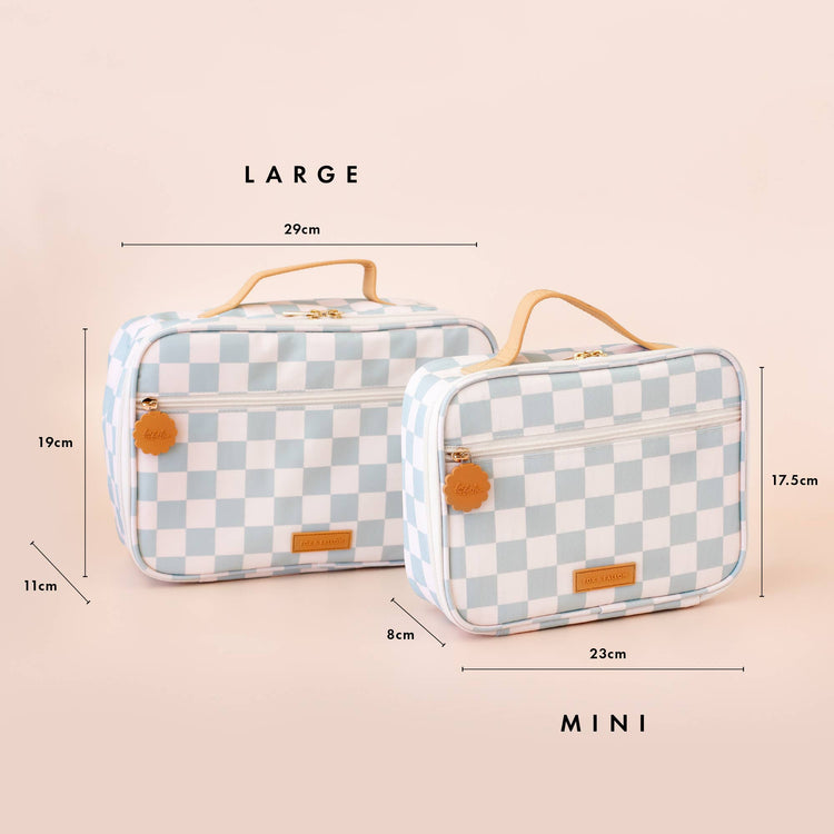 FOX & FALLOW | LUNCH BAG - SAGE CHECK *PRE - ORDER* by FOX & FALLOW - The Playful Collective