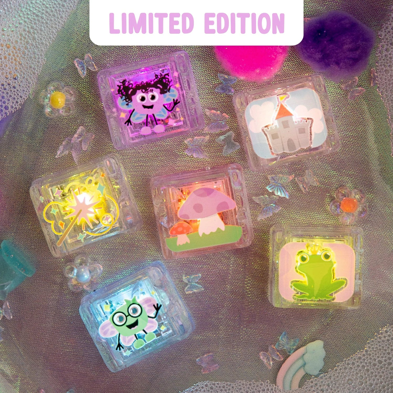 GLO PALS | *LIMITED EDITION* LIGHT - UP SENSORY CUBES GIFT PACK - FAIRY by GLO PALS - The Playful Collective