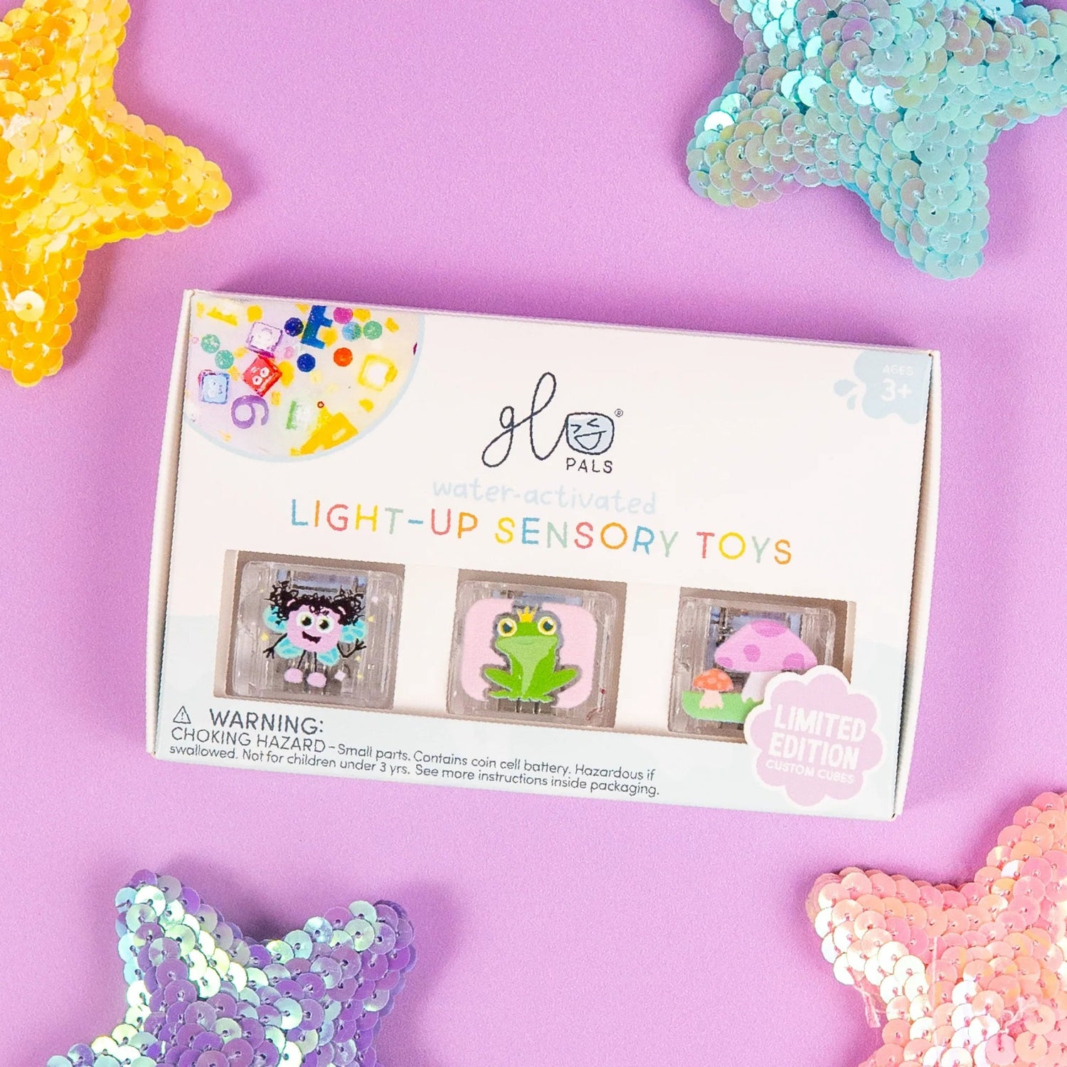 GLO PALS | *LIMITED EDITION* LIGHT - UP SENSORY CUBES GIFT PACK - FAIRY by GLO PALS - The Playful Collective