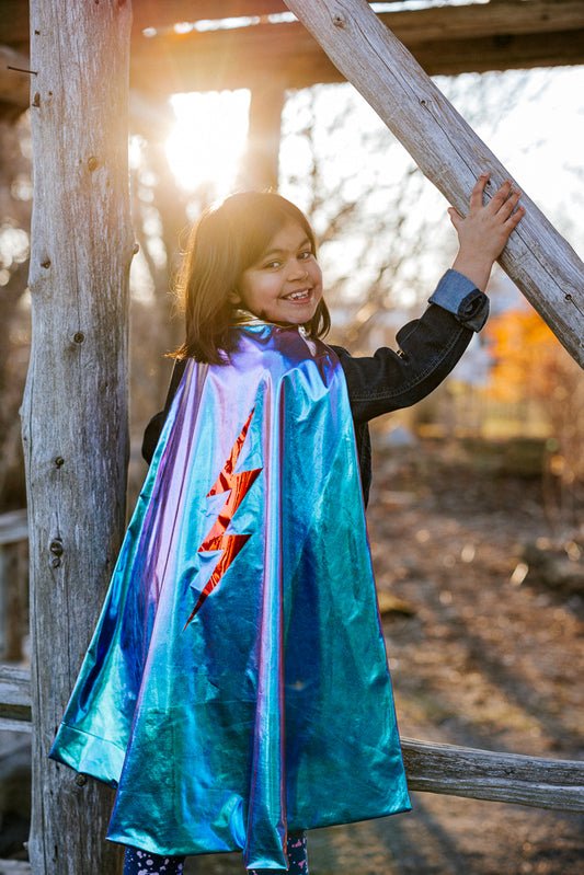 GREAT PRETENDERS | BLUE LIGHTENING CAPE - SIZE 5 - 6 by GREAT PRETENDERS - The Playful Collective