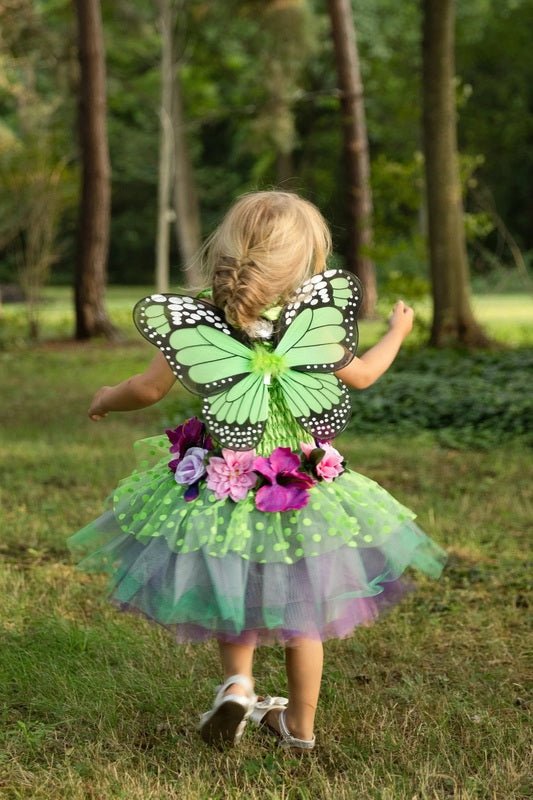 GREAT PRETENDERS | FAIRY BLOOMS DELUXE GREEN DRESS (MULTIPLE SIZES) 3 - 4 years by GREAT PRETENDERS - The Playful Collective