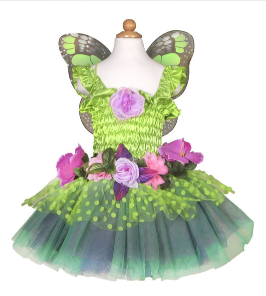 GREAT PRETENDERS | FAIRY BLOOMS DELUXE GREEN DRESS (MULTIPLE SIZES) 3 - 4 years by GREAT PRETENDERS - The Playful Collective