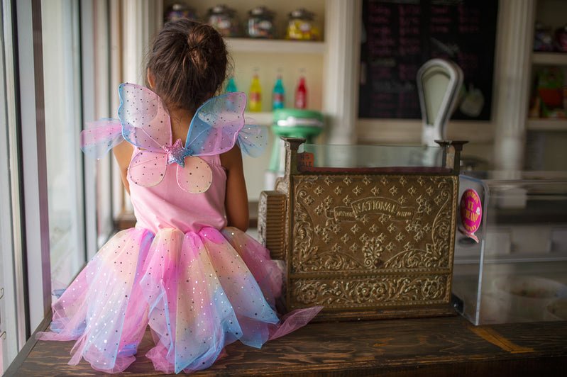 GREAT PRETENDERS | RAINBOW FAIRY DRESS & WINGS - SIZE 7 - 8 by GREAT PRETENDERS - The Playful Collective