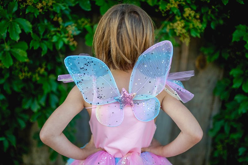 GREAT PRETENDERS | RAINBOW FAIRY DRESS & WINGS - SIZE 7 - 8 by GREAT PRETENDERS - The Playful Collective