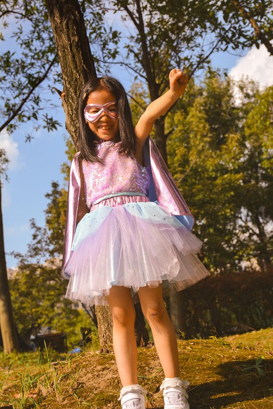 GREAT PRETENDERS | SUPERDUPER SUPERHERO TUTU - SIZE 4 - 6 - PINK by GREAT PRETENDERS - The Playful Collective