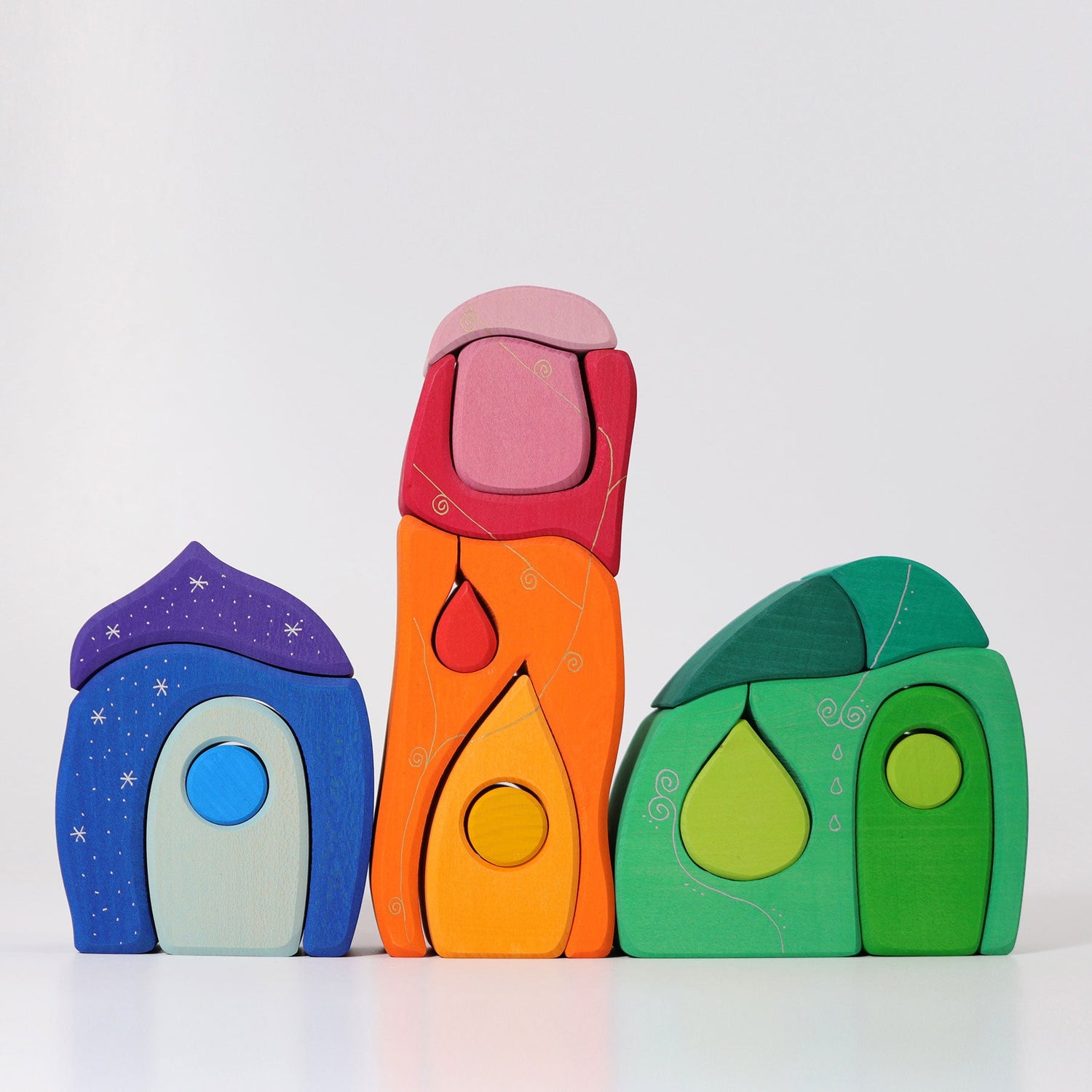 GRIMM'S | FAIRY VILLAGE 17 PIECES *PRE - ORDER* by GRIMM'S WOODEN TOYS - The Playful Collective