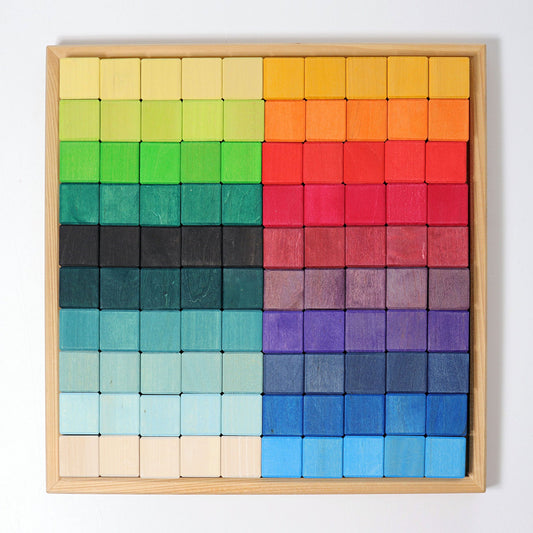 GRIMM'S | MOSAIC RAINBOW LARGE 100 PIECE by GRIMM'S WOODEN TOYS - The Playful Collective