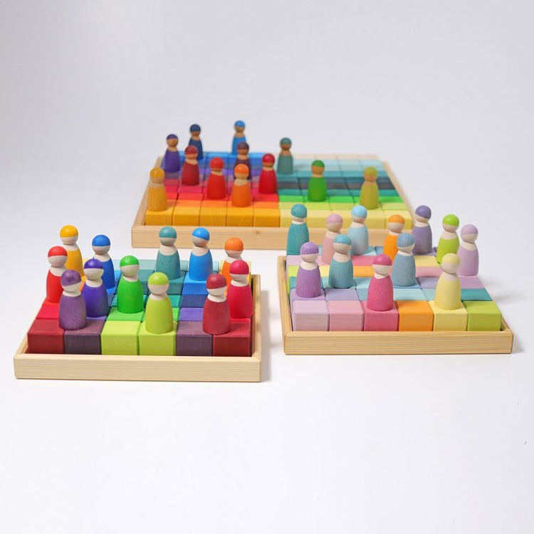 GRIMM'S | MOSAIC RAINBOW LARGE 100 PIECE by GRIMM'S WOODEN TOYS - The Playful Collective