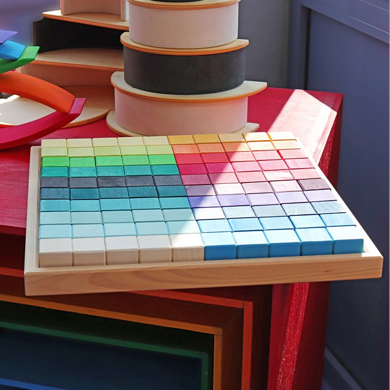 GRIMM'S | MOSAIC RAINBOW LARGE 100 PIECE by GRIMM'S WOODEN TOYS - The Playful Collective