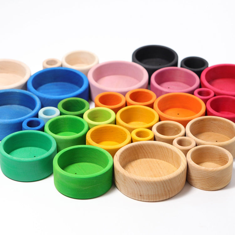 GRIMM'S | STACKING BOWLS - LOLLIPOP *PRE - ORDER* by GRIMM'S WOODEN TOYS - The Playful Collective