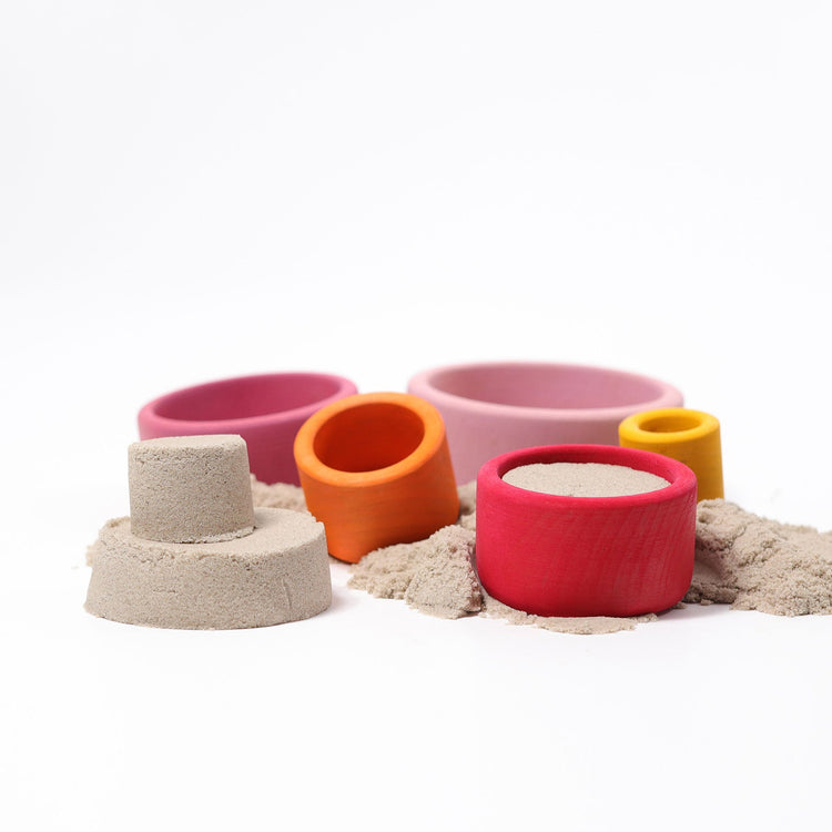 GRIMM'S | STACKING BOWLS - LOLLIPOP *PRE - ORDER* by GRIMM'S WOODEN TOYS - The Playful Collective