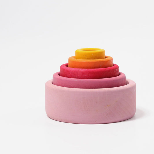 GRIMM'S | STACKING BOWLS - LOLLIPOP *PRE - ORDER* by GRIMM'S WOODEN TOYS - The Playful Collective