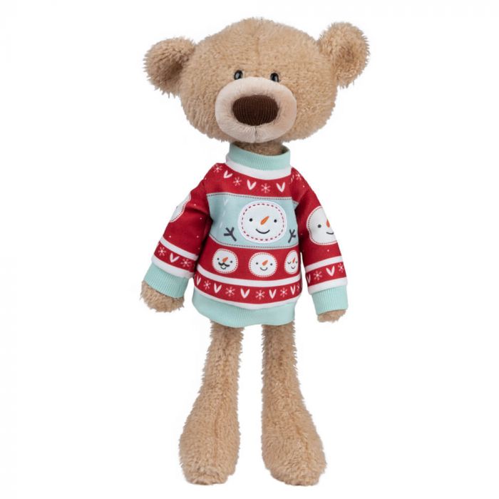 GUND | BEAR - TOOTHPICK SLEIGH WITH CHRISTMAS SWEATER by GUND - The Playful Collective