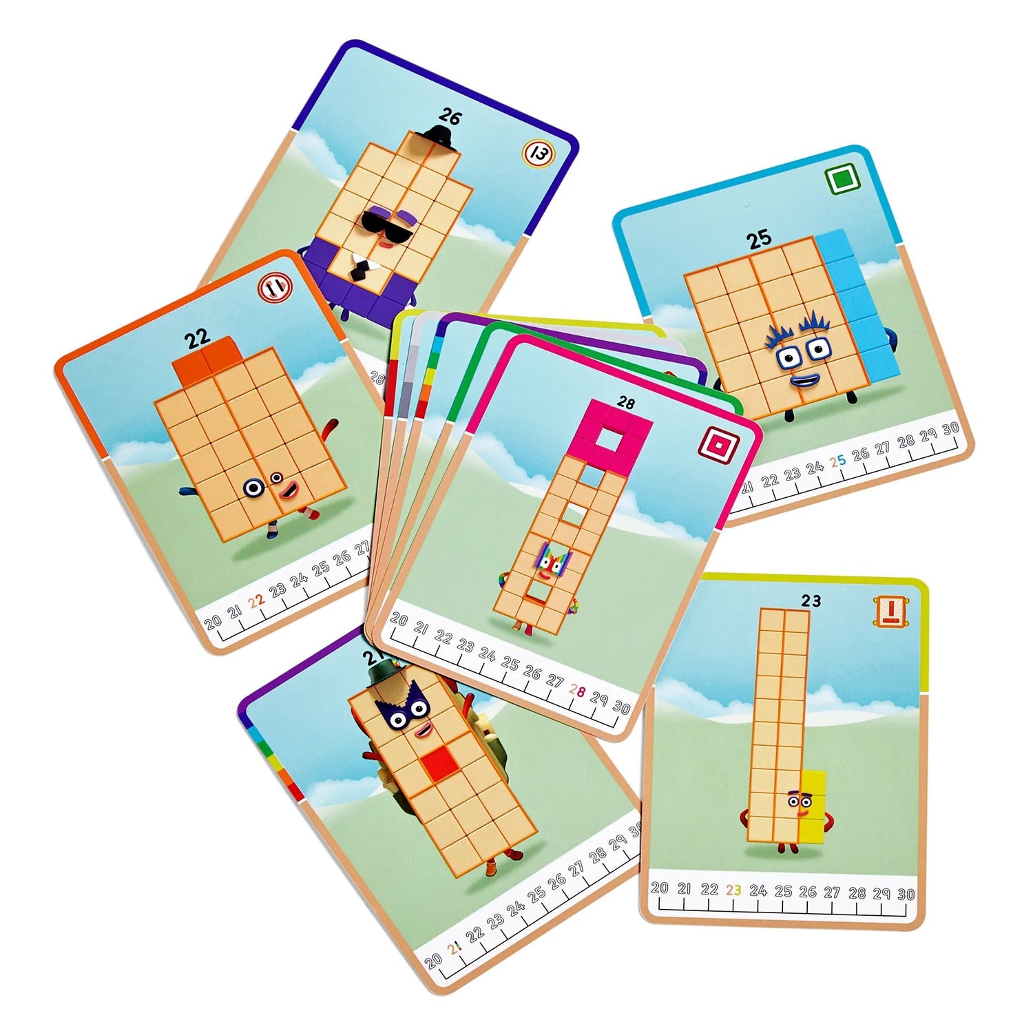 Numberblocks Mathlink Cubes 21-30 Activity Set by Hand2Mind Numberblocks Mathlink Cubes 21-30 Activity Set by Hand2Mind