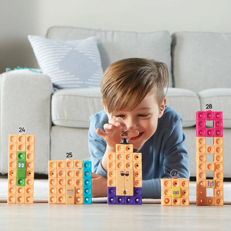 Numberblocks Mathlink Cubes 21 30 Activity Set By Hand2Mind The Numberblocks mathlink cubes 21 30 activity set by hand2mind the
