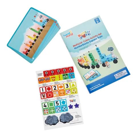 HAND2MIND | NUMBERBLOCKS® MATHLINK® CUBES EXPRESS TRAIN ACTIVITY SET by HAND2MIND - The Playful Collective