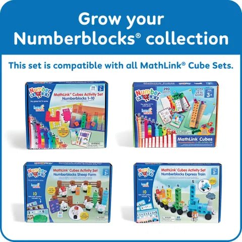 HAND2MIND | NUMBERBLOCKS® MATHLINK® CUBES EXPRESS TRAIN ACTIVITY SET by HAND2MIND - The Playful Collective