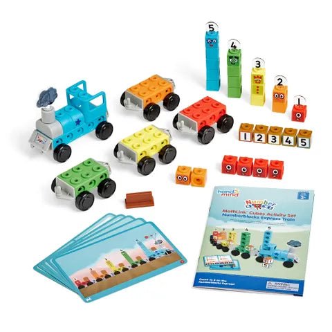 HAND2MIND | NUMBERBLOCKS® MATHLINK® CUBES EXPRESS TRAIN ACTIVITY SET by HAND2MIND - The Playful Collective