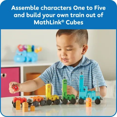 HAND2MIND | NUMBERBLOCKS® MATHLINK® CUBES EXPRESS TRAIN ACTIVITY SET by HAND2MIND - The Playful Collective