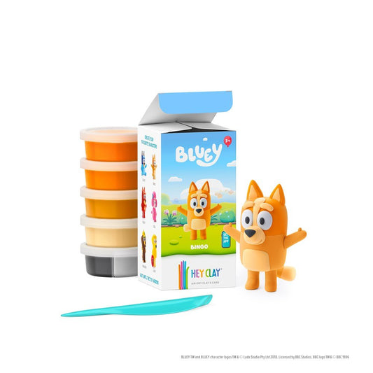 HEY CLAY | BLUEY SINGLE CHARACTER - BINGO by HEY CLAY - The Playful Collective