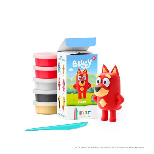 HEY CLAY | BLUEY SINGLE CHARACTER - RUSTY by HEY CLAY - The Playful Collective
