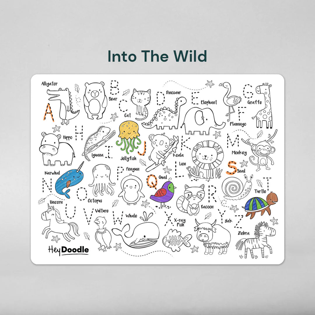 HEY DOODLE | ABC | INTO THE WILD by HEYDOODLE - The Playful Collective